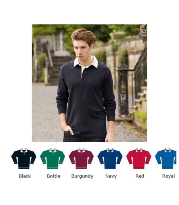 Front Row FR104 Mens Premium Superfit Rugby Shirt